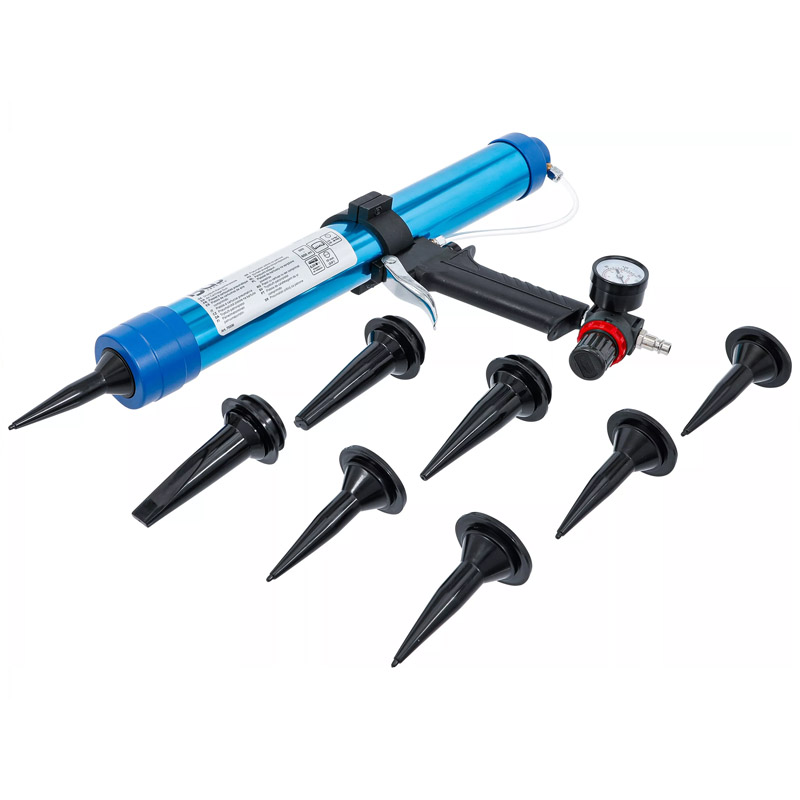 Pistol pneumatic BGS pentru silicon, adezivi si mastic, pentru rezerve tubulare