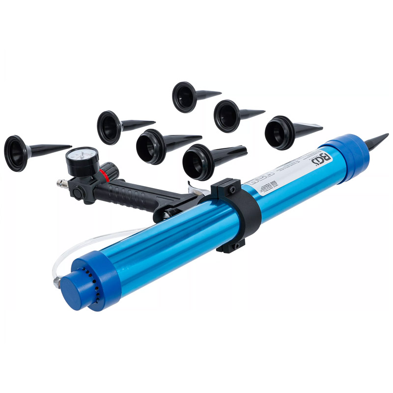 Pistol pneumatic BGS pentru silicon, adezivi si mastic, pentru rezerve tubulare