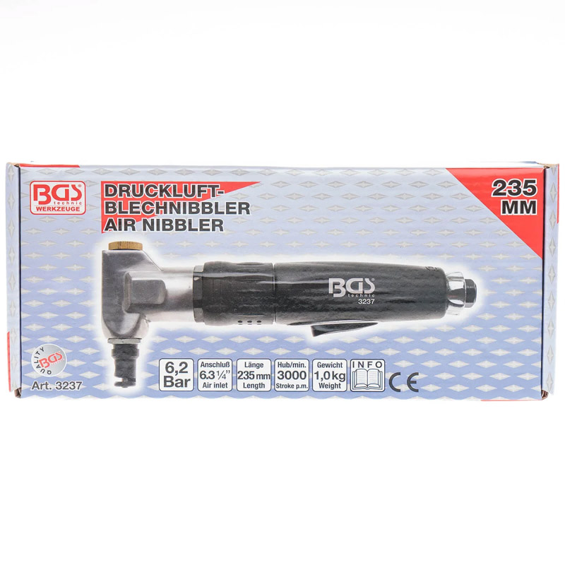 Masina de taiat tabla (nibbler) BGS Profesional 1.5 mm, 6.3 bar, 1/4