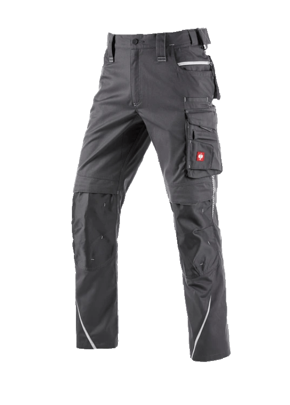 Pantaloni de lucru ergonomici Strauss, e.s.motion 2020, gri antracit/platina, marimea 38