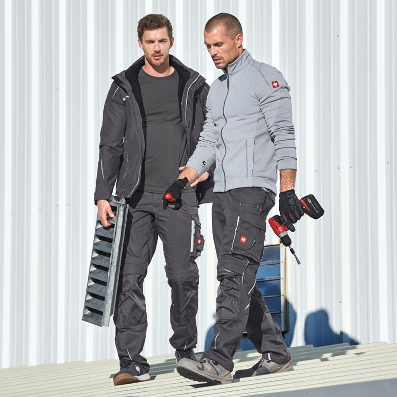 Pantaloni de lucru ergonomici Strauss, e.s.motion 2020, gri antracit/platina, marimea 38