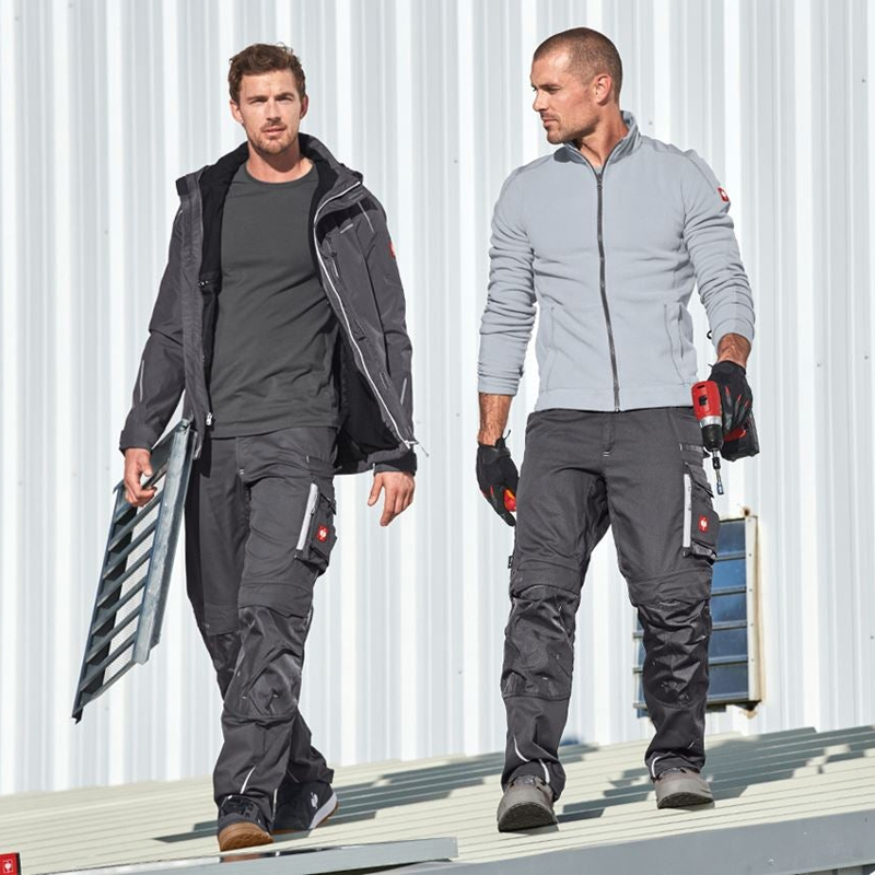 Pantaloni de lucru ergonomici Strauss, e.s.motion 2020, gri antracit/platina, marimea 38