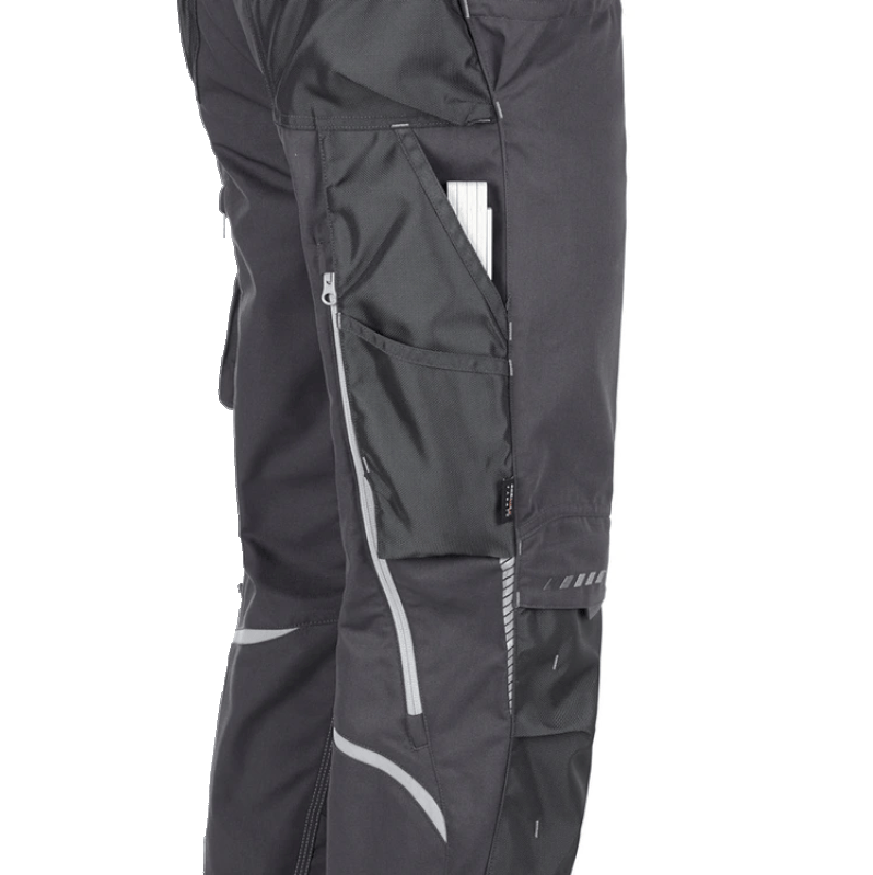 Pantaloni de lucru ergonomici Strauss, e.s.motion 2020, gri antracit/platina, marimea 54