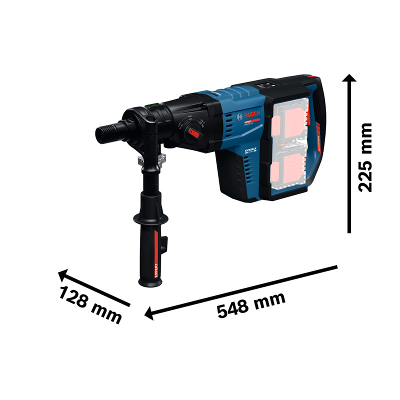 Masina de gaurit BOSCH cu carote diamantate, compatibila cu acumulatori 2x18V, 180 mm, XL-BOXX, tip EXDB 18V2-180 EXPERT (SOLO)