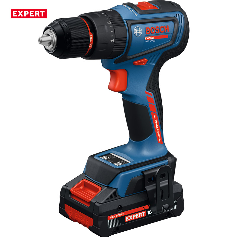 Masina de gaurit si insurubat cu percutie cu acumulatori 18V, 3x 4.0Ah BOSCH Profesional EXPERT L-BOXX, 65Nm, tip EXSB 18V-90 EXPERT
