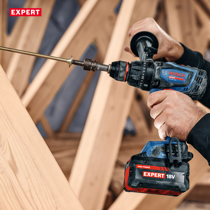 Masina de gaurit si insurubat cu percutie si acumulatori 18V 2x 8.0Ah, BOSCH Profesional EXPERT L-BOXX, 150Nm, tip EXSB 18V-150 EXPERT