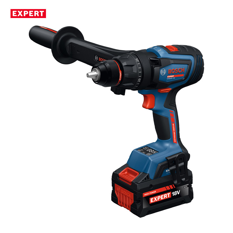 Masina de gaurit si insurubat cu percutie si acumulatori 18V 2x 8.0Ah + 1x 5.5Ah, BOSCH Profesional EXPERT L-BOXX, 150Nm, tip EXSB 18V-150 EXPERT
