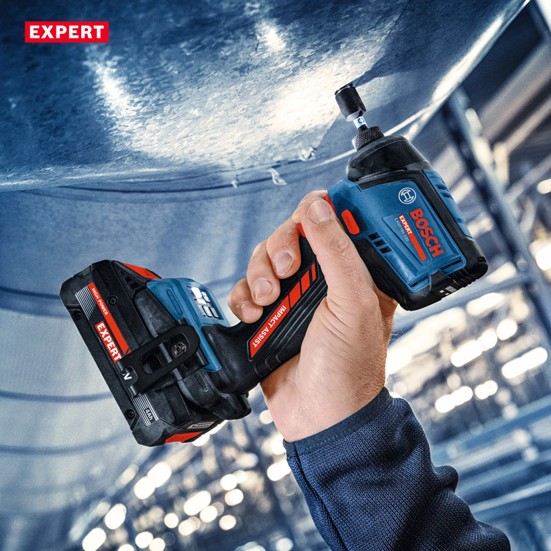 Masina de insurubat cu impact si acumulatori 18V, BOSCH Profesional EXPERT L-BOXX, 1/4