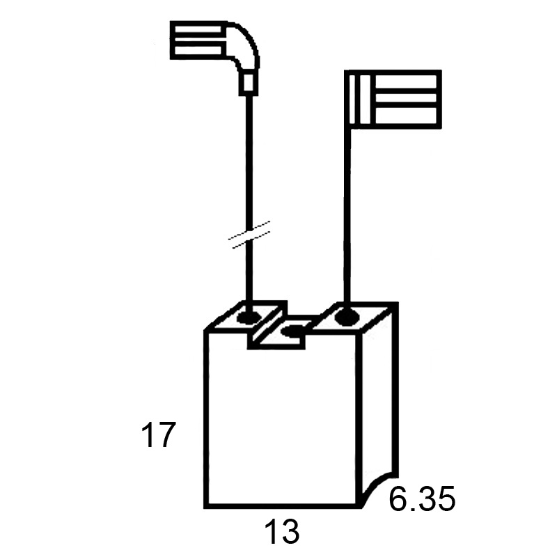 Set perii colectoare pentru MILWAUKEE 4931472073