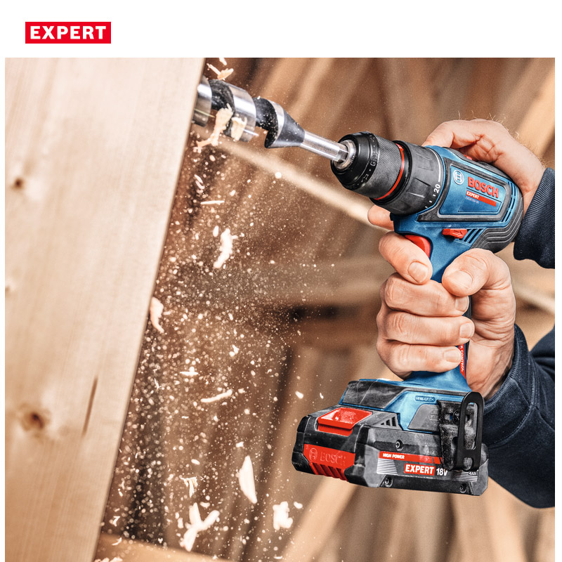 Masina de gaurit si insurubat cu acumulatori 18V 2x4.0Ah, BOSCH Profesional EXPERT L-BOXX, 65 Nm, tip EXSR 18V-90 EXPERT