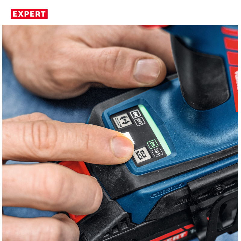 Masina de gaurit si insurubat cu acumulatori 18V 2x 4.0Ah, BOSCH Profesional EXPERT L-BOXX, 65 Nm, tip EXSR 18V-90FC EXPERT 6 in 1 cu sistem GFA 18-H+M (SOLO)