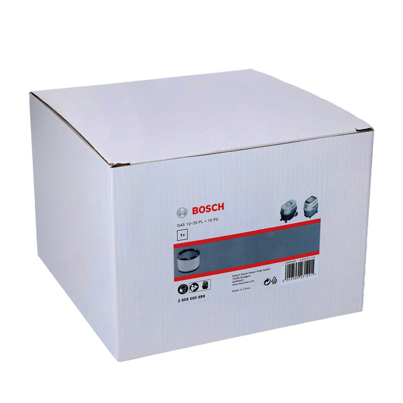 Cartus filtrant BOSCH HEPA pentru aspiratoarele GAS 12-25 PL și GAS 15 PS