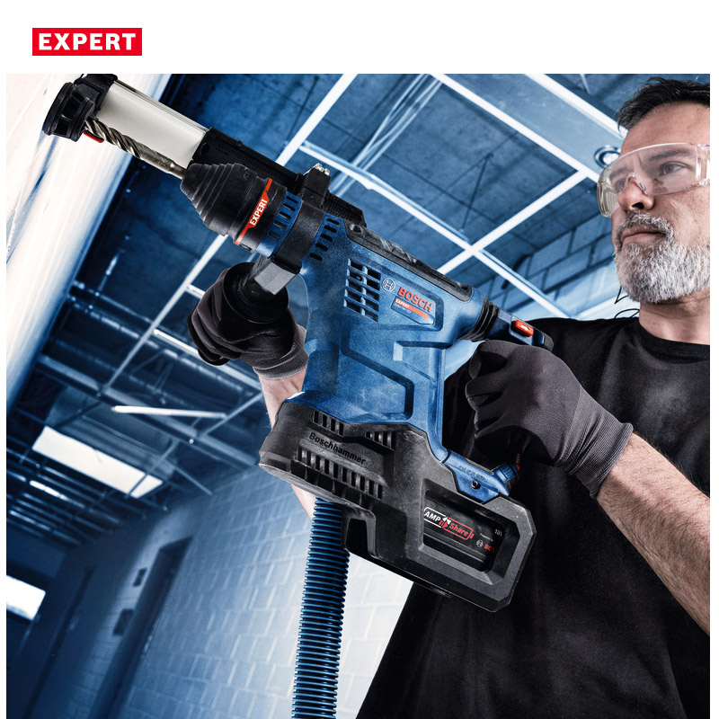 Ciocan rotopercutor SDS-PLUS cu acumulatori 18V, 4.5 J, 4.2 kg, BOSCH BITURBO Profesional EXPERT, tip EXBH 18V-32F EXPERT (SOLO)