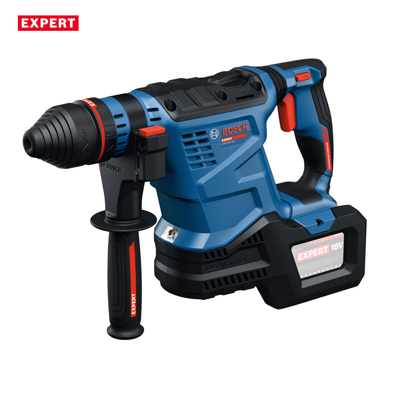 Ciocan rotopercutor SDS-PLUS cu acumulatori 18V 2x 8.0Ah, 4.5 J, 4.2 kg, BOSCH BITURBO Profesional EXPERT, XL-BOXX, tip EXBH 18V-32F EXPERT