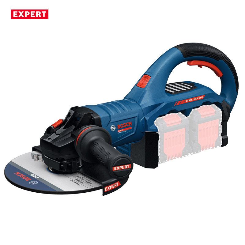 Polizor unghiular cu 2 acumulatori 18V2 BOSCH BITURBO Profesional EXPERT XL-BOXX, 230 mm, tip EXWS 18V2-230P EXPERT (SOLO)