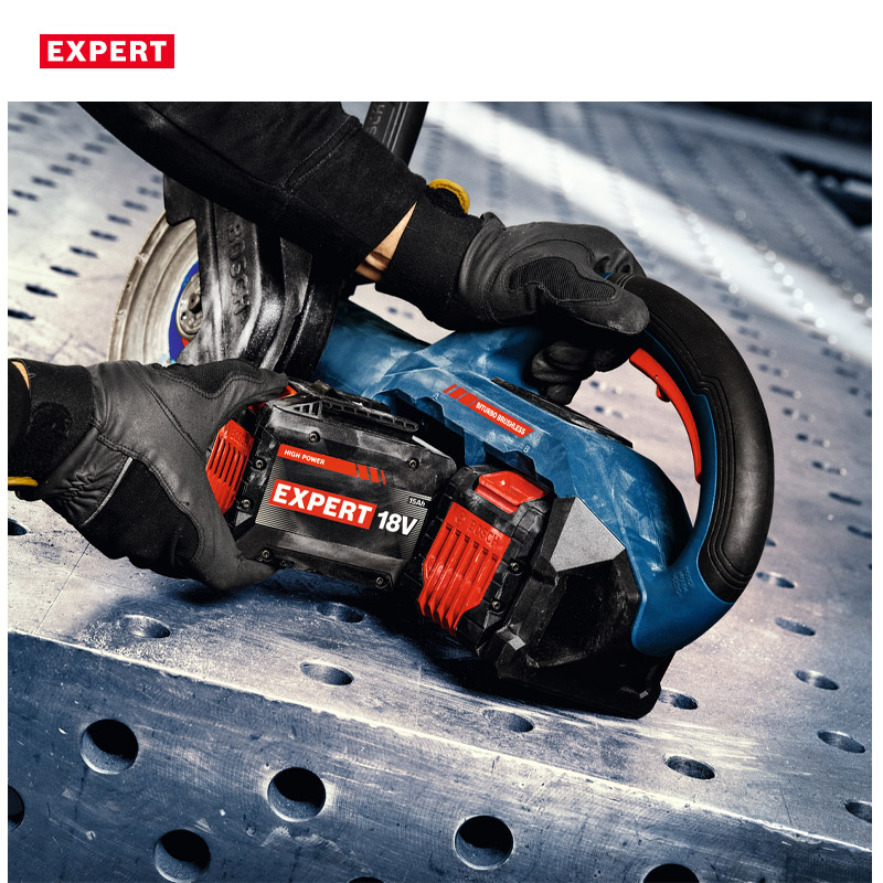 Polizor unghiular cu 2 acumulatori 18V2 BOSCH BITURBO Profesional EXPERT XL-BOXX, 230 mm, tip EXWS 18V2-230P EXPERT (SOLO)