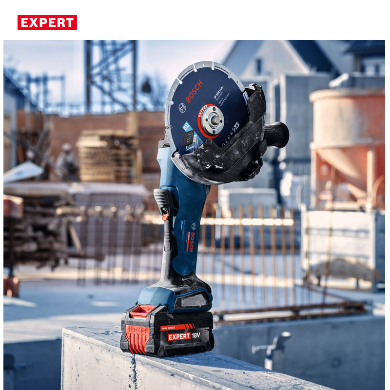 Polizor unghiular cu acumulatori 18V BOSCH BITURBO Profesional EXPERT L-BOXX, 180 mm, tip EXWS 18V-180P EXPERT (SOLO)