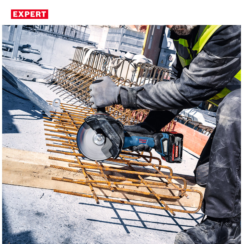 Polizor unghiular cu acumulatori 18V BOSCH BITURBO Profesional EXPERT L-BOXX, 180 mm, tip EXWS 18V-180P EXPERT (SOLO)