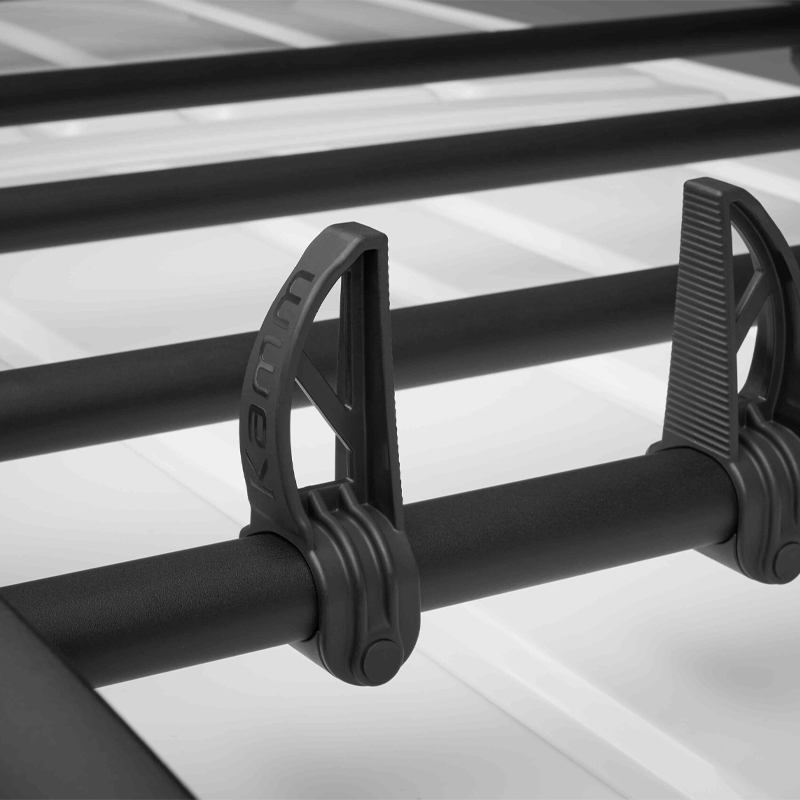 Portbagaj aluminiu KammRack Black, 2.2 x 1.25 m