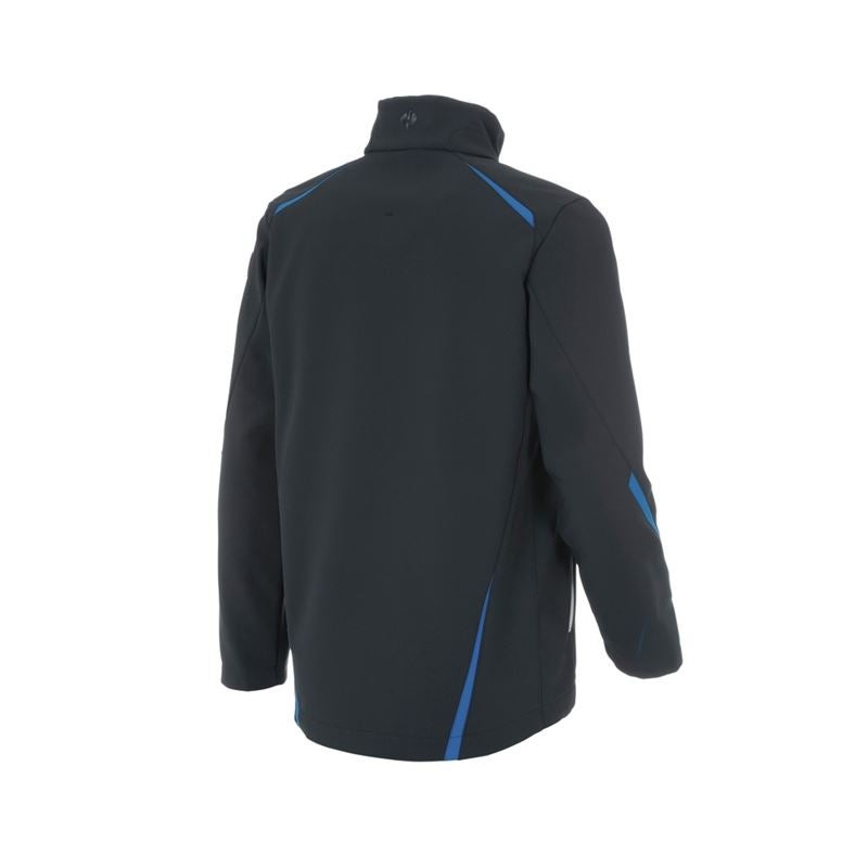 Geacă Softshell de lucru Strauss, e.s. motion 2020, negru-grafit/albastru, marimea XS