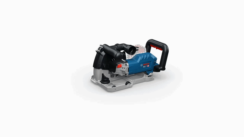 Masina de frezat caneluri cu acumulator 18V Li-Ion, Bosch tip GNF 18V-40, L-BOXX, 2 discuri diamantate 150 mm