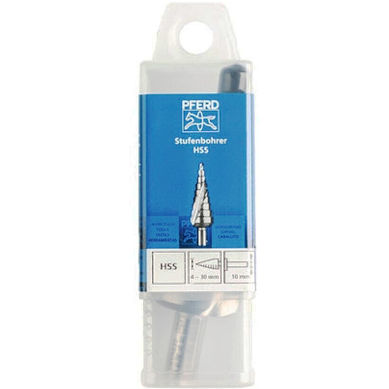 Burghiu conic in trepte HSS 4 - 30 mm PFERD, pentru metal si plastic