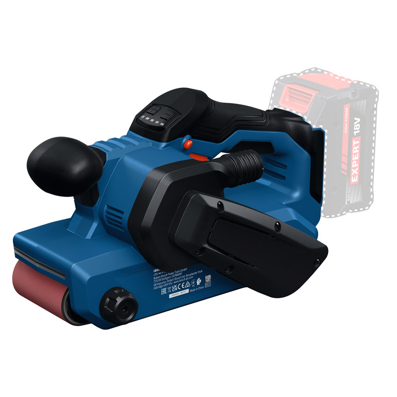 Slefuitor cu banda si acumulatori 18V BOSCH, SOLO, tip GBS18V-75