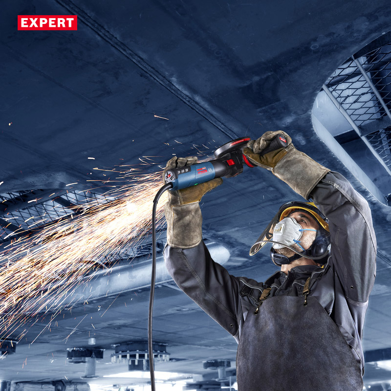 Polizor unghiular 2000 W BOSCH Profesional EXPERT cu variator, motor fara perii, 125 mm, tip EXWS20-125SB EXPERT