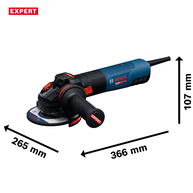 EXWS 20-125TSB EXPERT - POLIZOR UNGHIULAR MAX 2000W, DISC 125MM, BRUSHLESS, VARIATOR * 06017D5200