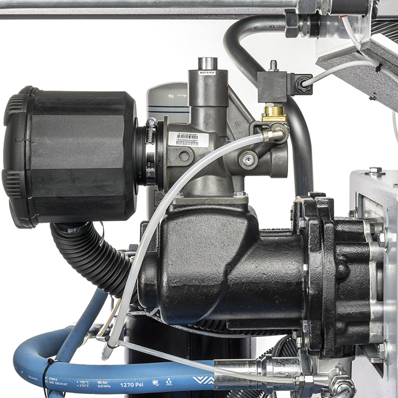 Compresor cu șurub și uscător FIAC NEW SILVER VSD 30/500D cu invertor | 8 bar, 1014-3600 l/min, 30CP - compresor industrial