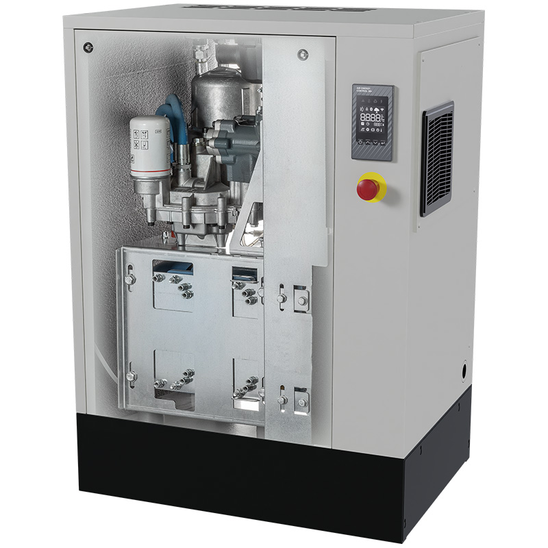 Compresor cu surub FIAC NEW SILVER VSD 10 cu invertor | 10 bar, 426-961 l/min, 10CP - compresor industrial