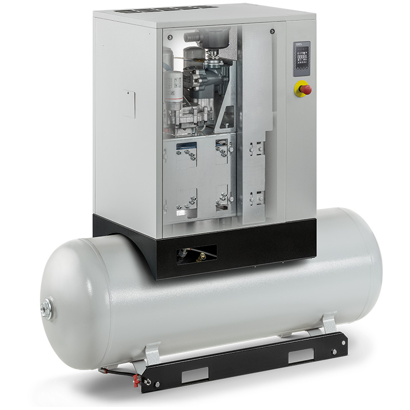 Compresor cu șurub FIAC NEW SILVER VSD 10/300 cu invertor | 10 bar,  426-961 l/min, 10CP - compresor industrial