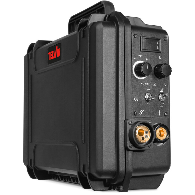 Aparat de sudura multiproces MIG/MAG MAXMIG 450i 230V/400V BASE, 400A, cu alimentator extern de sarma cu 4 role, Telwin