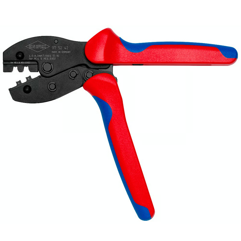 Cleste de sertizare panouri solare KNIPEX PreciForce pentru conectori MC4®/MC4® Evo 2, 4.0 / 6.0 mm²