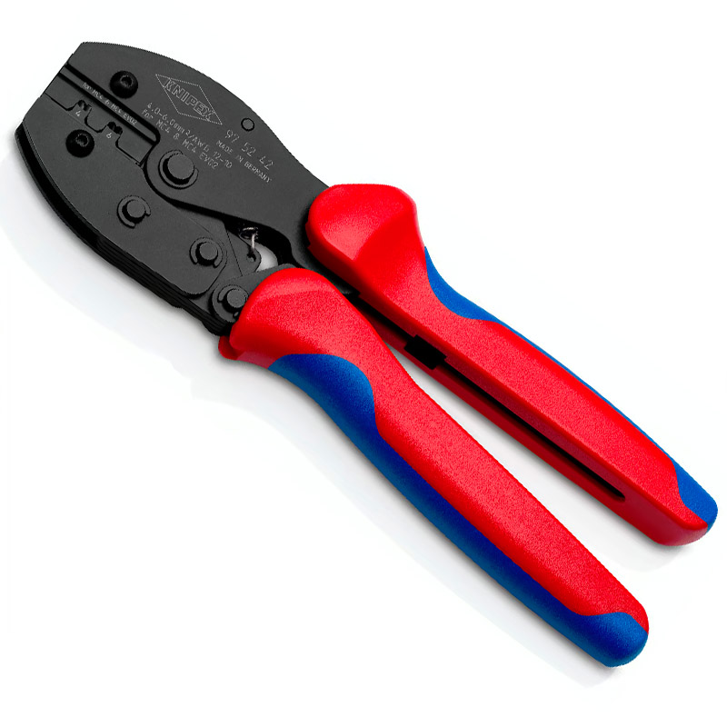 Set profesional de instalare fotovoltaica KNIPEX ErgoStrip® PV si PreciForce, pentru cabluri si conectori MC4®/MC4® Evo 2, 4.0 / 6.0 mm²
