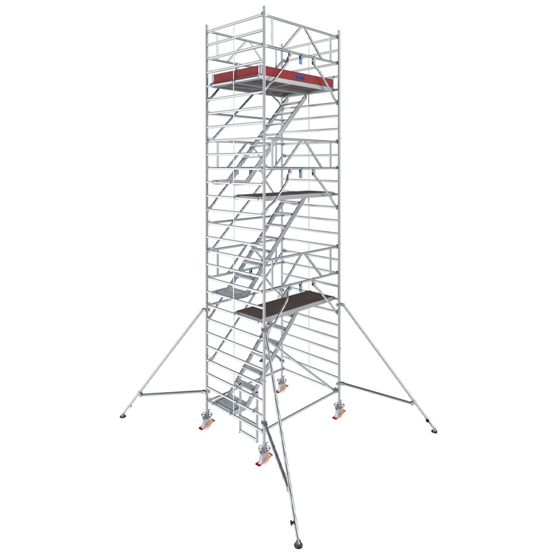 Schela mobila Krause, Stabilo S5500 cu scara interioara 1,5 x 2m, aluminiu, inaltime lucru 8.3m, inaltime max. platforma 6.3m