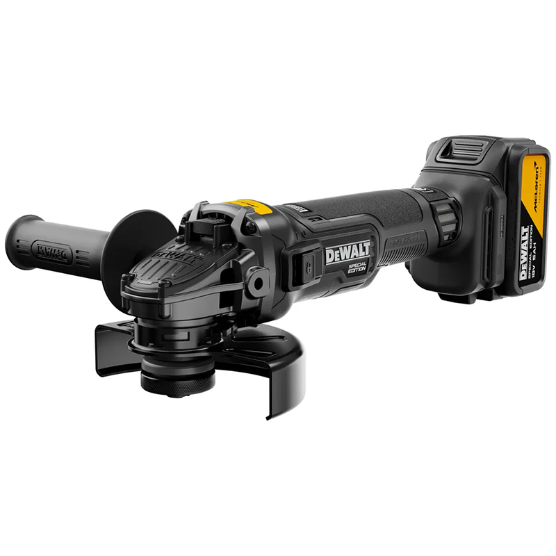 Polizor unghiular DeWALT McLaren F1 Team, 125mm, 18V, 2x5.0Ah, 9000rpm, incarcator, cutie T-STAK, tip DCG45MP2T-QW