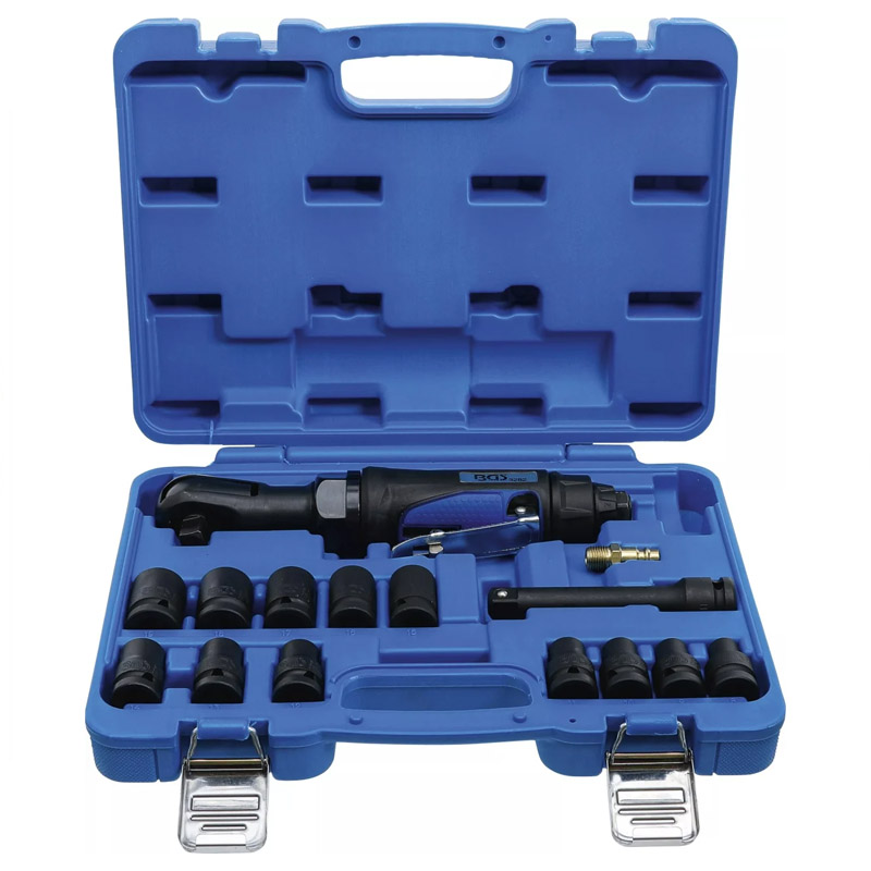 Set 14 piese cheie cu clichet pneumatica BGS 70192 si accesorii, max. 102 Nm, 1/2