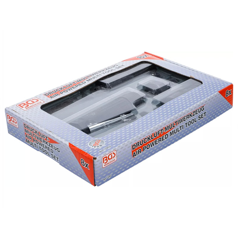 Sistem multifunctional 3 in 1 cu clichet, pneumatic, cu 3 capete interschimbabile BGS 3262, max. 81 Nm, 1/2
