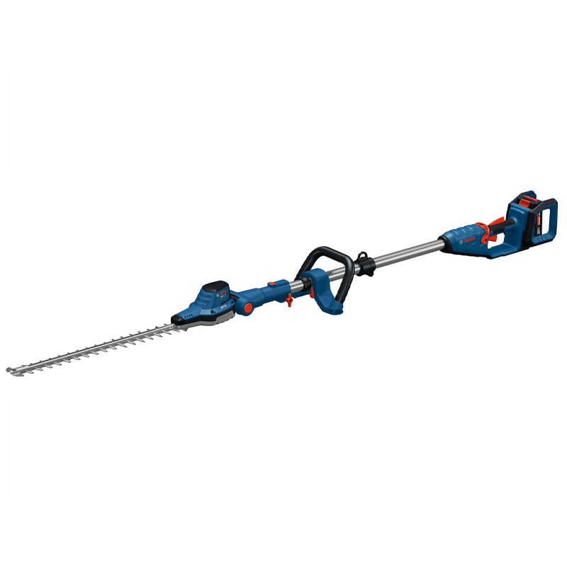 Foarfeca telescopica de taiat gard viu cu acumulator 18V Li-Ion BOSCH tip GHE 18V-50 FP, lama 50 cm