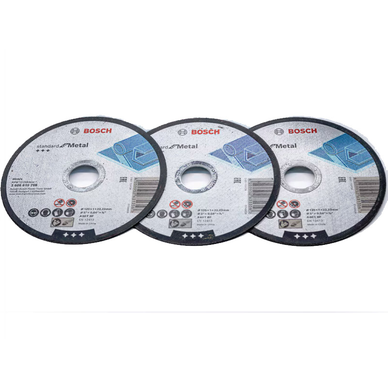 Set 100 discuri taiere standard BOSCH PRO pentru inox si alte metale, 125x1x22.23 mm