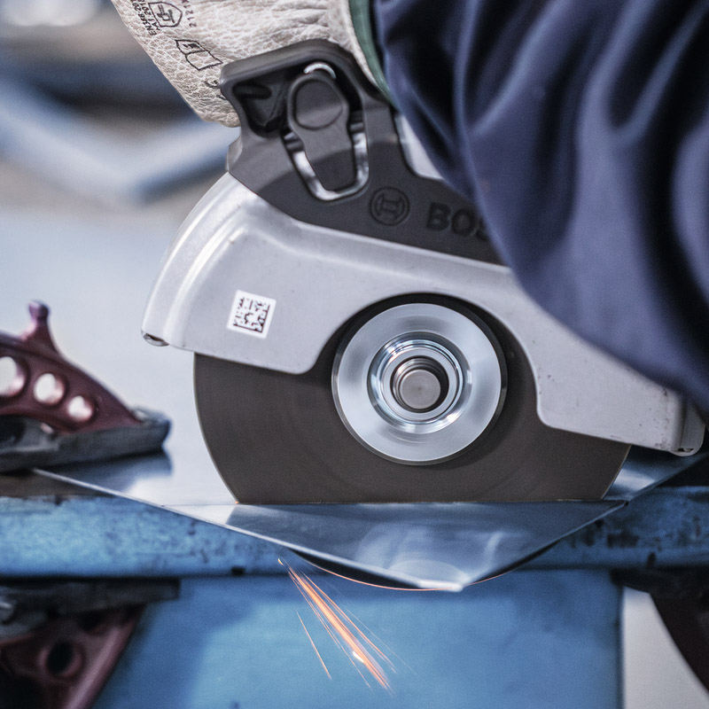 Set 100 discuri taiere standard BOSCH PRO pentru inox si alte metale, 125x1x22.23 mm