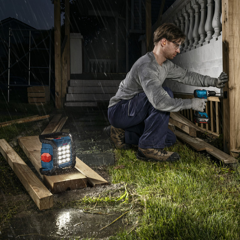 Proiector/lampa santier 18V Li-Ion BOSCH,1500 Lm, SOLO tip GLI 18V-1500