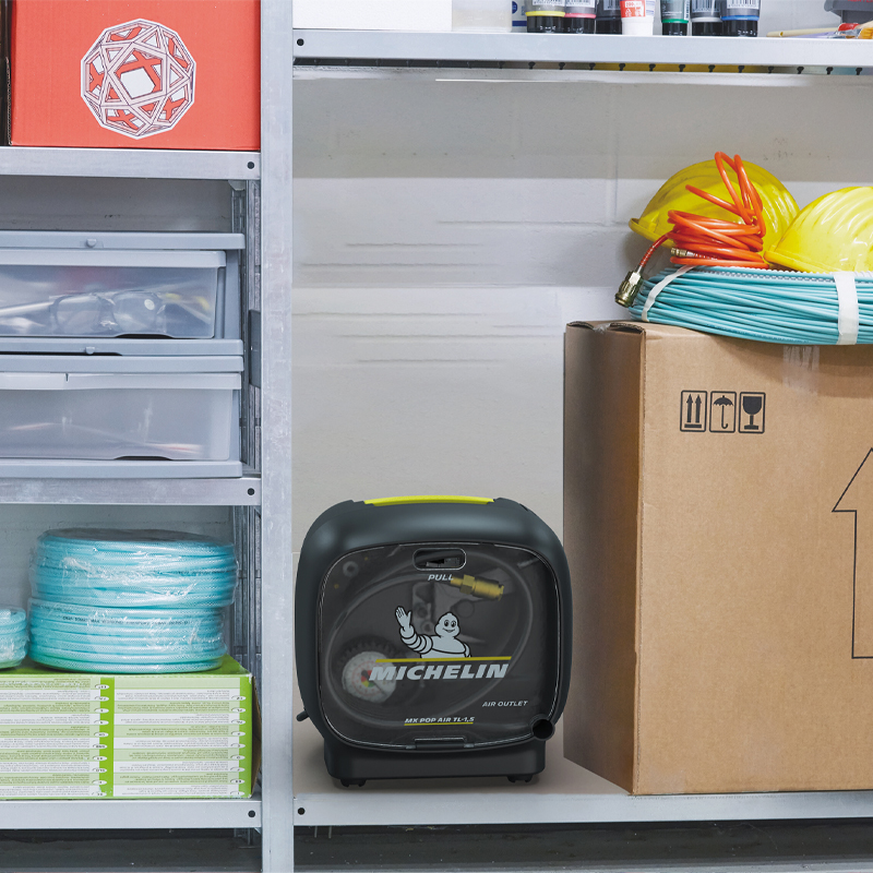 Compresor fara ulei, Michelin, MX POP AIR TL-1.5, 180 l/min, 1.5CP, fara rezervor cu accesorii