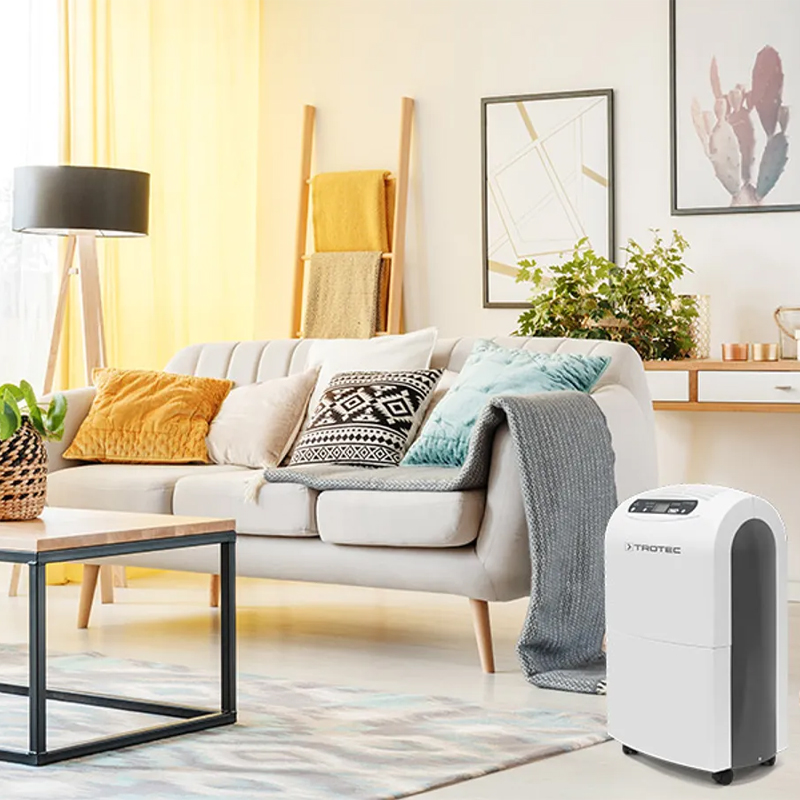 Dezumidificator pentru casa si birou, 30l/24h, Trotec, TTK100E, cu sistem de dezghetare cu gaz fierbinte