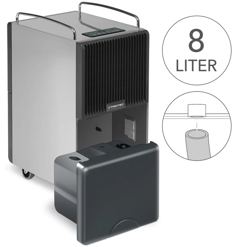 Dezumidificator pentru casa si birou, 40l/24h, Trotec, TTK122E cu sistem de dezghetare cu gaz fierbinte