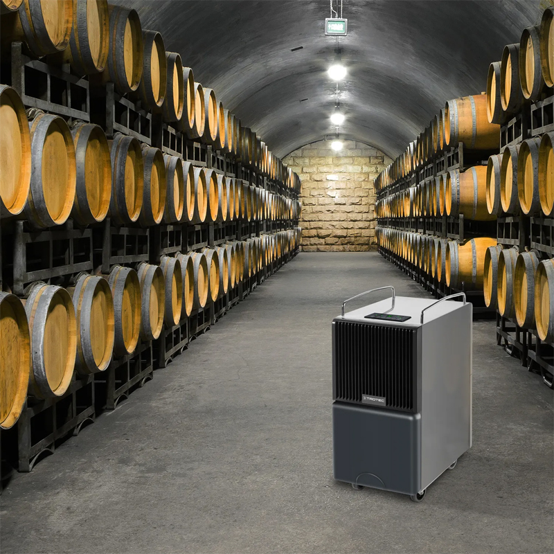 Dezumidificator pentru casa si birou, 40l/24h, Trotec, TTK122E cu sistem de dezghetare cu gaz fierbinte