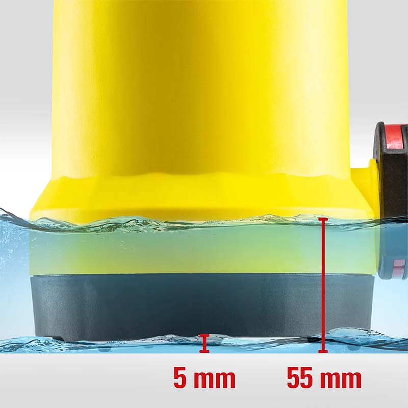 Pompa submersibila pentru apa curata 400W, 7300 L/h, TROTEC TWP 4006 E