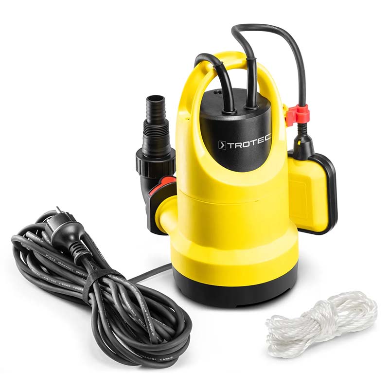 Pompa submersibila de drenaj pentru apa murdara 400W, 7300 L/h, TROTEC TWP 4036 E