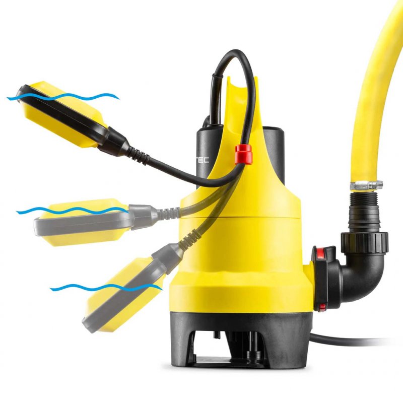 Pompa submersibila de drenaj pentru apa murdara 400W, 7300 L/h, TROTEC TWP 4036 E